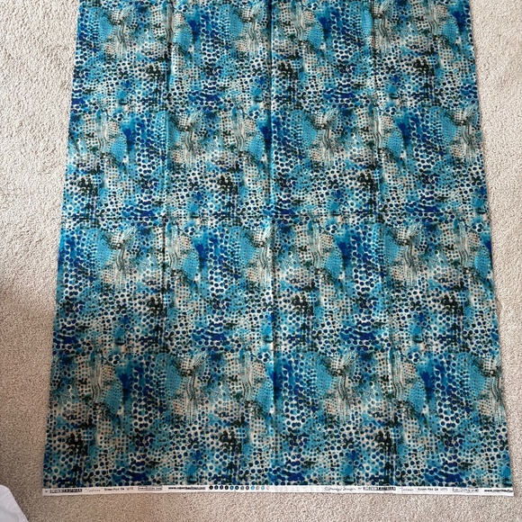 Vintage Robert Kaufman screen print fabric piece - Picture 3 of 9